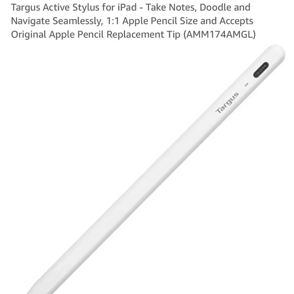 Targus iPad Stylus Pen - White - Picture 4 of 9